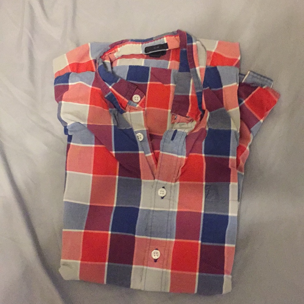 J crew patterned shirt
